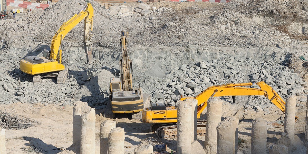 industrial demolition project in brisbane