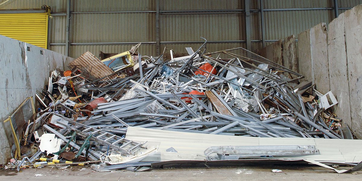 recyclable material from demolition 